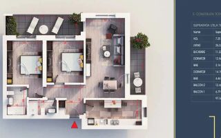 Apartament 3 cam, Direct Dez, Comision 0, Pallady - Poză 5