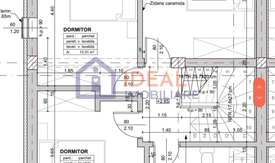 Duplex Modern cu 4 camere LA CHEIE, Zona Lidl, Cartierul Arhitectilor - Schiță 10