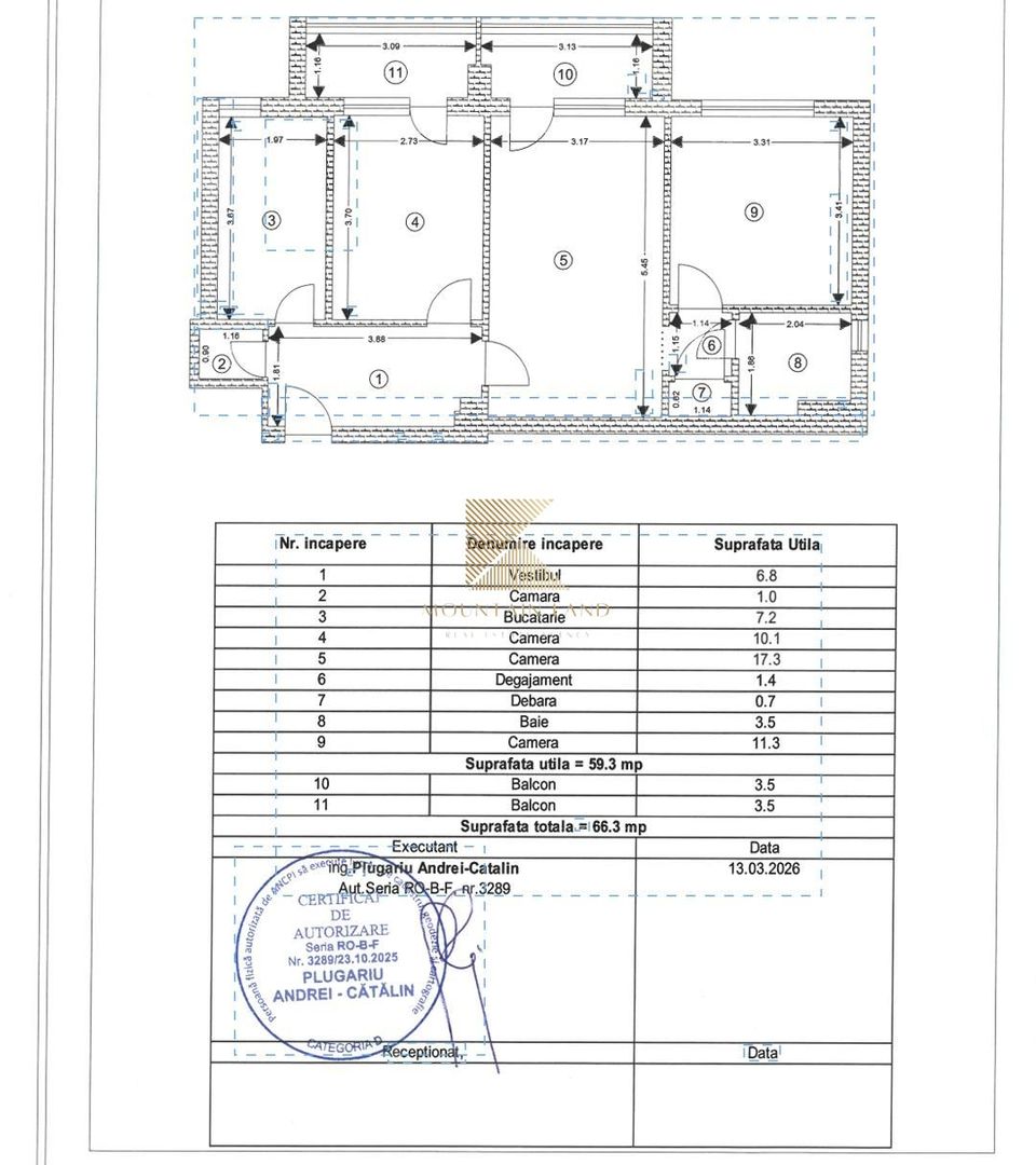 Apartament 3 camere, Bulevardul Victoriei 4, Etaj 7, Parcare subterana - Poză 17