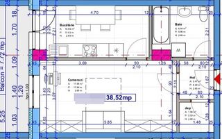 Apartament cu o camera FINISAT /38.5mp/CF/Imobil NZEB. - Poză 2