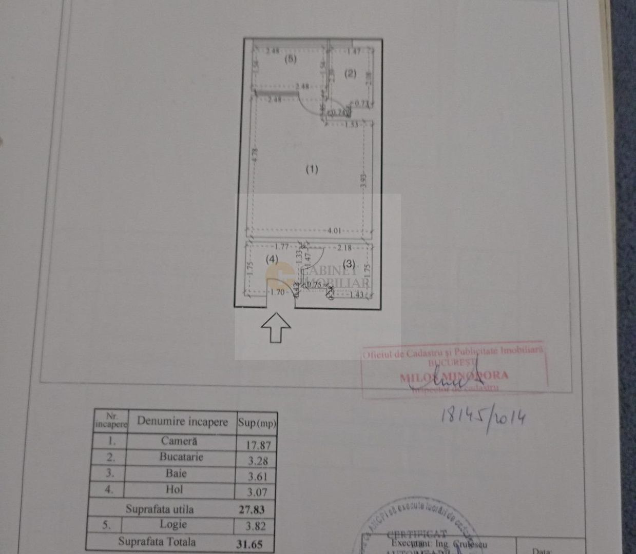 Garsonieră - 32 MP | Renovat | Creditabil | Obor - Iancului - Schiță 12