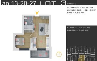 Apartament 2 camere Parcare Gratis-Titan-Theodor Pallady