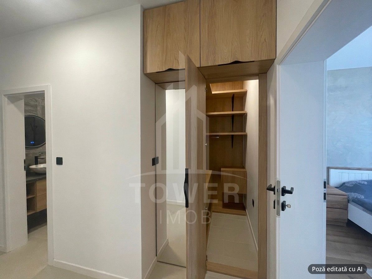 Apartament 2 camere decomandat,et 1-55mp,mobilat,6mp balcon,zona Brana-Selimbar - Poză 7