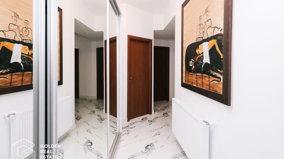 Apartament 3 camere, complet mobilat, garaj inclus – Pipera, 93 mp - Poză 16