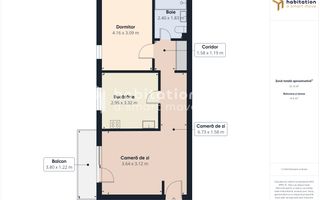 Apartament luminos cu 2 camere și terasă, gata de mutat, zona Aradului - Poză 20