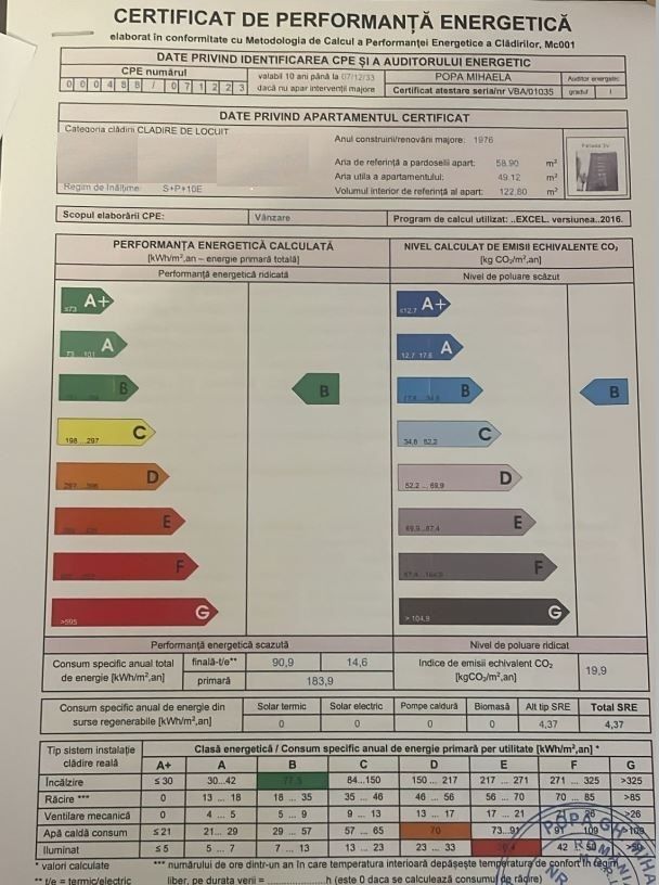 Calea Bucuresti, 2 camere cu priveliste, liber la vânzare - Poză 13