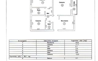 Girocului | 3 camere | Decomandat | Balcon | 2 băi | Centrală proprie - Poză 21