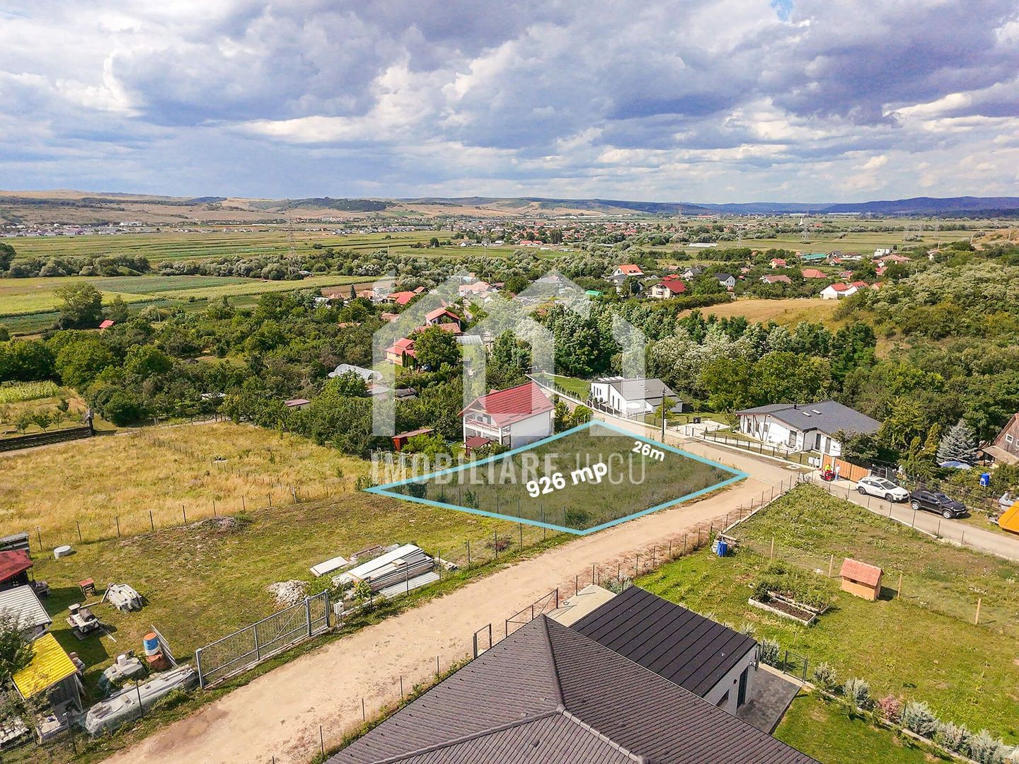 Teren Premium 926 mp în Jucu de Sus | Zonă Exclusivistă lângă Pădure - Poză 2