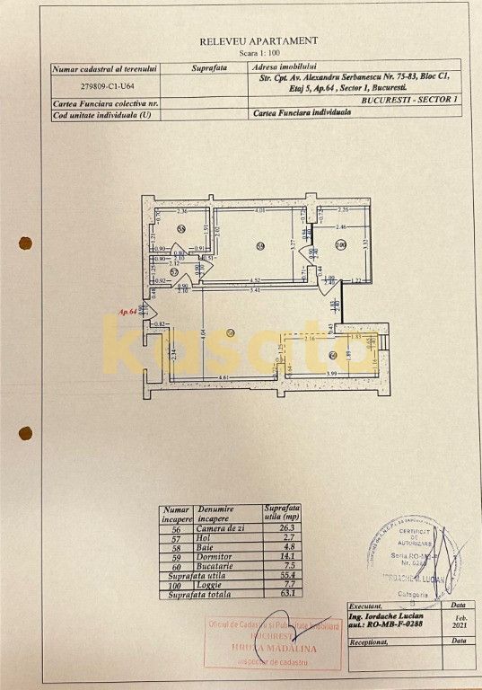 Apartament 2 camere | Aviatiei | Atlas Residence | mobilat - Poză 13