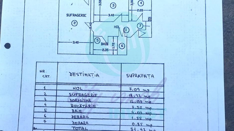 2 camere cu CENTRALA PROPRIE- 13 Septembrie-Margeanului-1986 - Poză 5