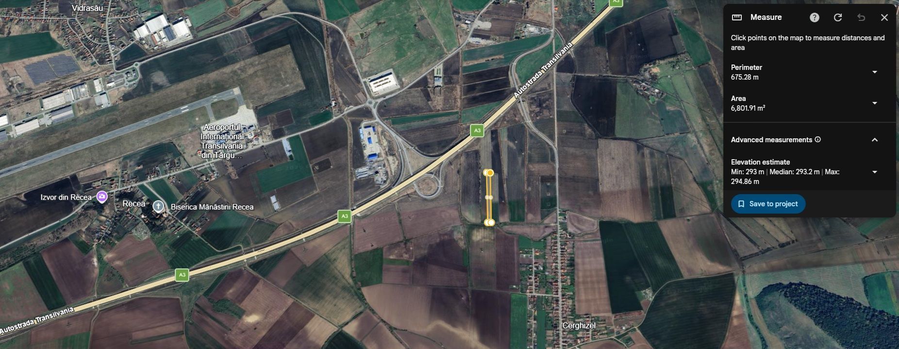 P 1192 - Teren de 6800 mp în jud. Mureș, Cerghid - Poză 1