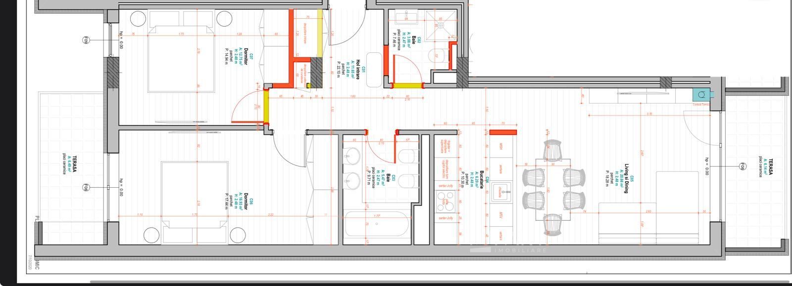 Apartament cu 3 camere, complet mobilat și utilat, Gheorgheni - Poză 13