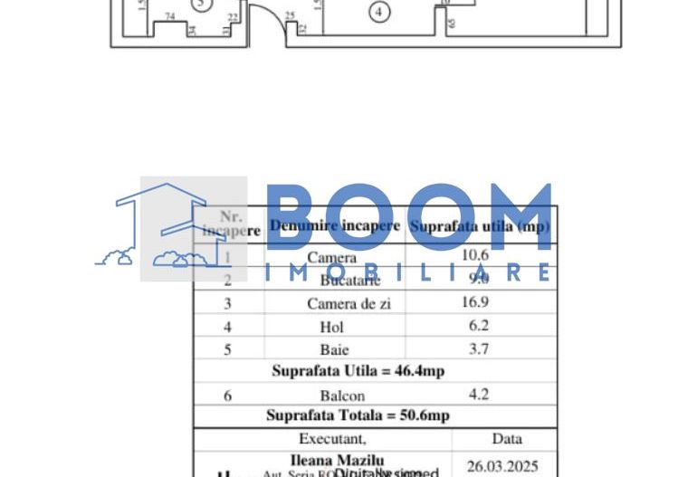 Apartament 2 camere | Etaj 1 | Zona Ostroveni | Gigacalorimetru - Poză 8