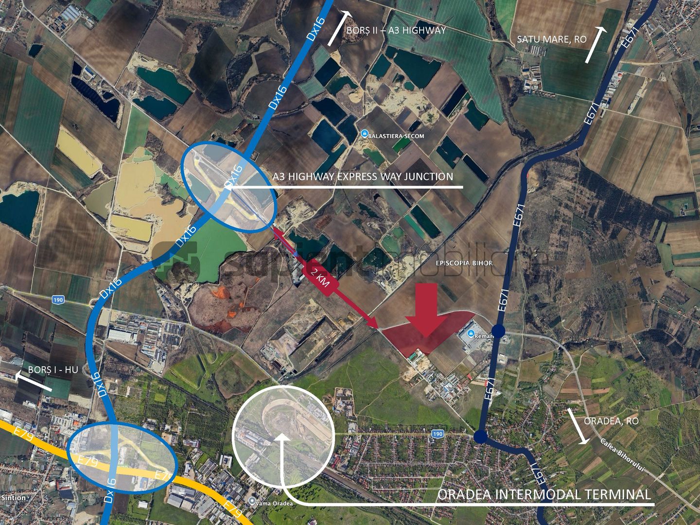 Sapient | Teren pentru dezvoltare industrială / logistică Oradea - Poză 2