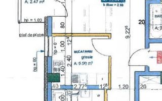 Apartament 2 camere decomandate, orientare Vestica! - Schiță 8