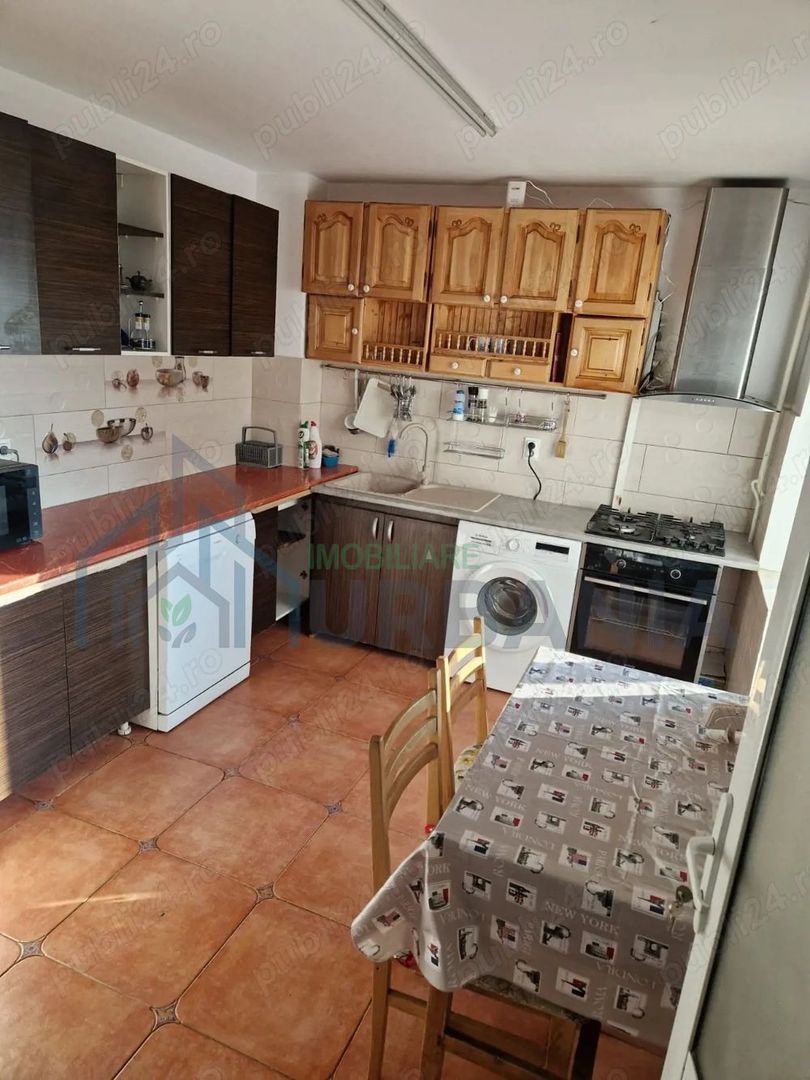 Capăt Păcurari, 3 camere, 3 balcoane, 2 bai, complet mobilat și utilat,  parcare inclusă, - Poză 7