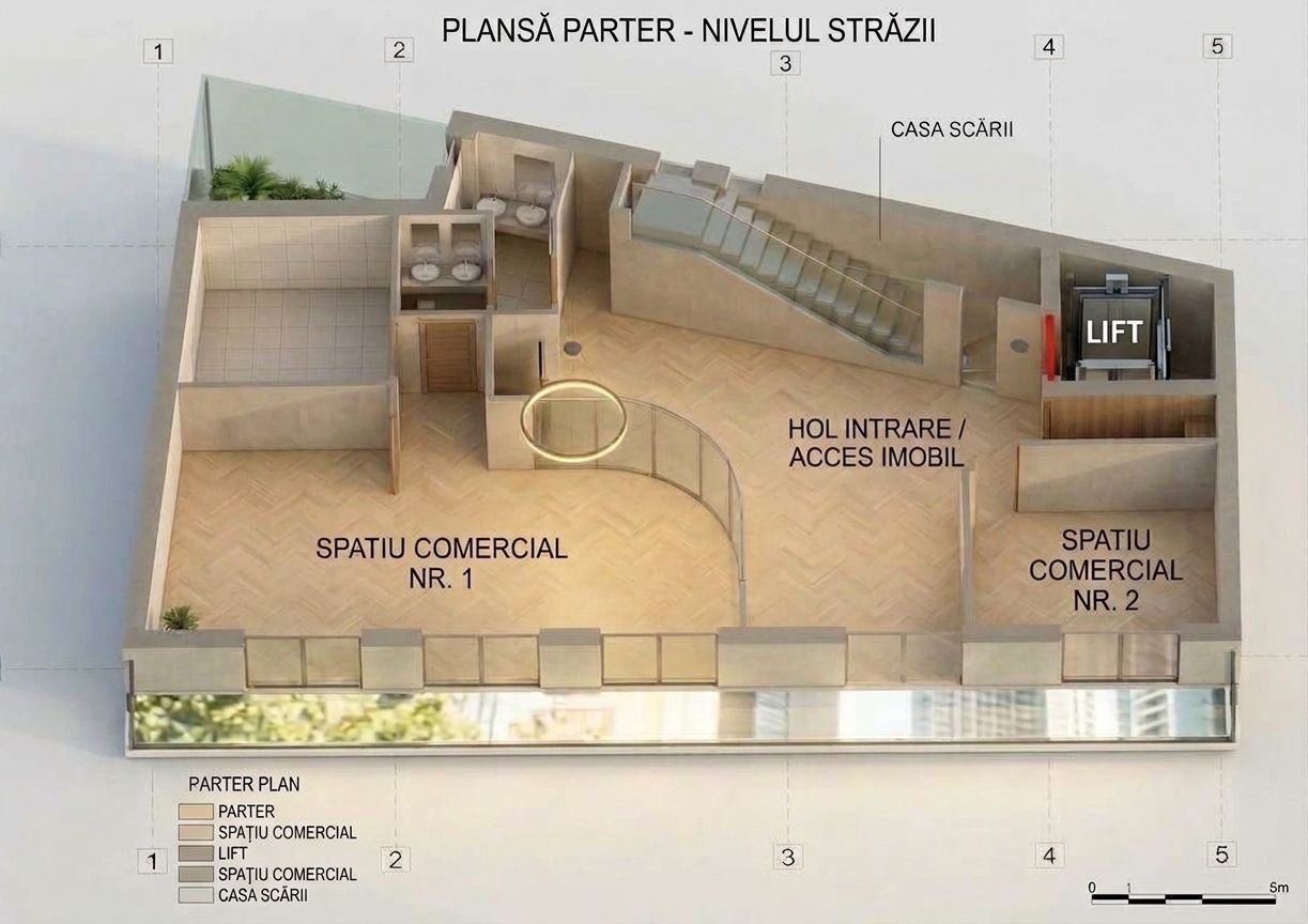 COMISION 0% - Cladire Birouri 549 mp P+5 - Pache Protopopesc - Strada Plantelor - Poză 4