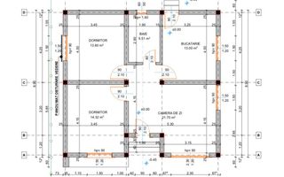 Casa la cheie-Living-2 Dormitoare-Baie-Gaze-Curent-Apa-320mp teren - Poză 8