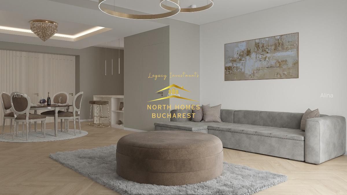 Apartament 3 camere LUX Herastrau cu parcare! - Poză 1
