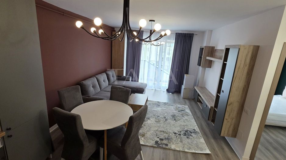Apartament 2 camere, Florești Centru, bloc nou, complet mobilat. - Poză 1