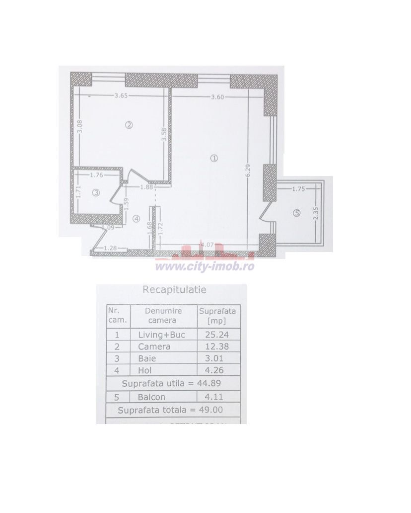 Vanzare Apartament 2 Camere  - Parcului -  Expozitiei - - Poză 23