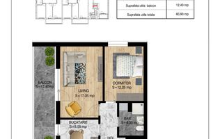 2 camere decomandat   Pallady Metrou Nicolae Teclu