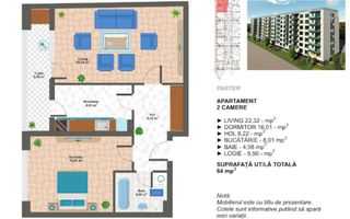 🔥 APARTAMENT 2 CAMERE | 67 MP |  DRUMUL BINELUI - Poză 5