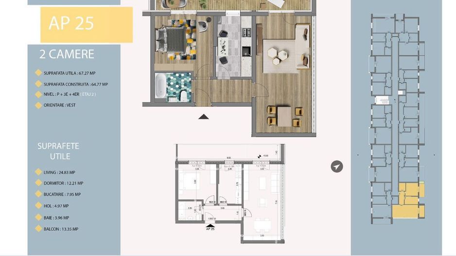 AP. 2 CAMERE SALAJAN- CENTRALA PROPRIE, BUCATARIE INCHISA, COMISION 0% - Poză 11