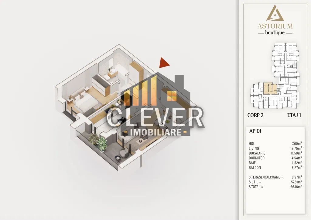 Astorium Boutique 2 camere Pallady, Metrou 8 min | Comision 0% - Poză 11