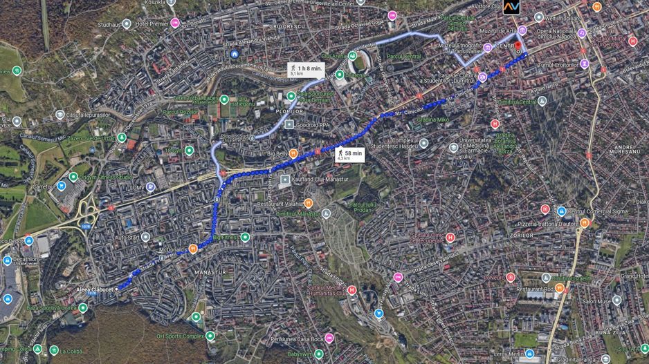 Apartament cu 3 camere de vanzare | Cartierul Manastur | Semidecomandat | - Poză 9