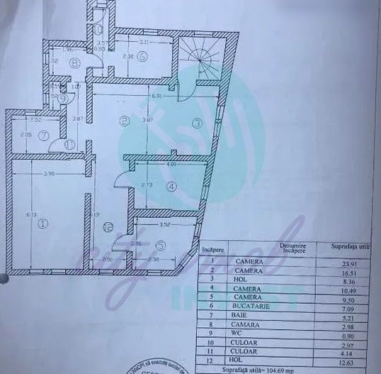 105 mp | Cotroceni | Demisol înalt | Vilă interbelică consolidată | Parcare - Poză 3