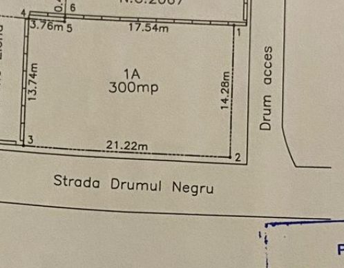 Teren intravilan 300mp, dubla deschidere, str Drumul Negru, Pipera - Poză 6