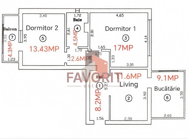 Apartament 3 camere | Zona Steaua - Poză 11