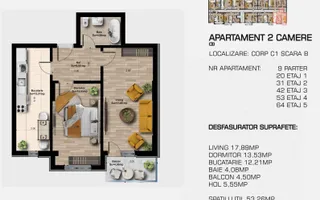 DIRECT DEZVOLTATOR |  Grand Berceni | Metrou Berceni | 2 camere tip studio - Poză 13