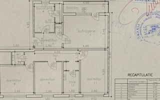 ​Apartament 4 camere, 2 bai – Zona Vest / Lacul Balea, etaj 3/4 - Poză 2
