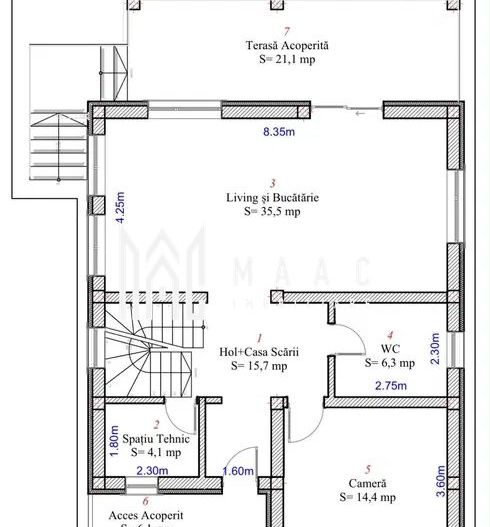 Casa individuala | 5 camere | P+1 | Teren 400 MP | Sura Mare - Poză 4