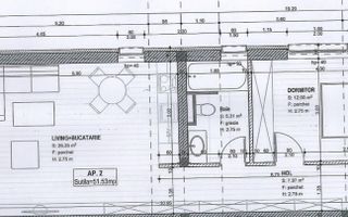 Apartamente 2 camere Giroc bloc nou - Schiță 7