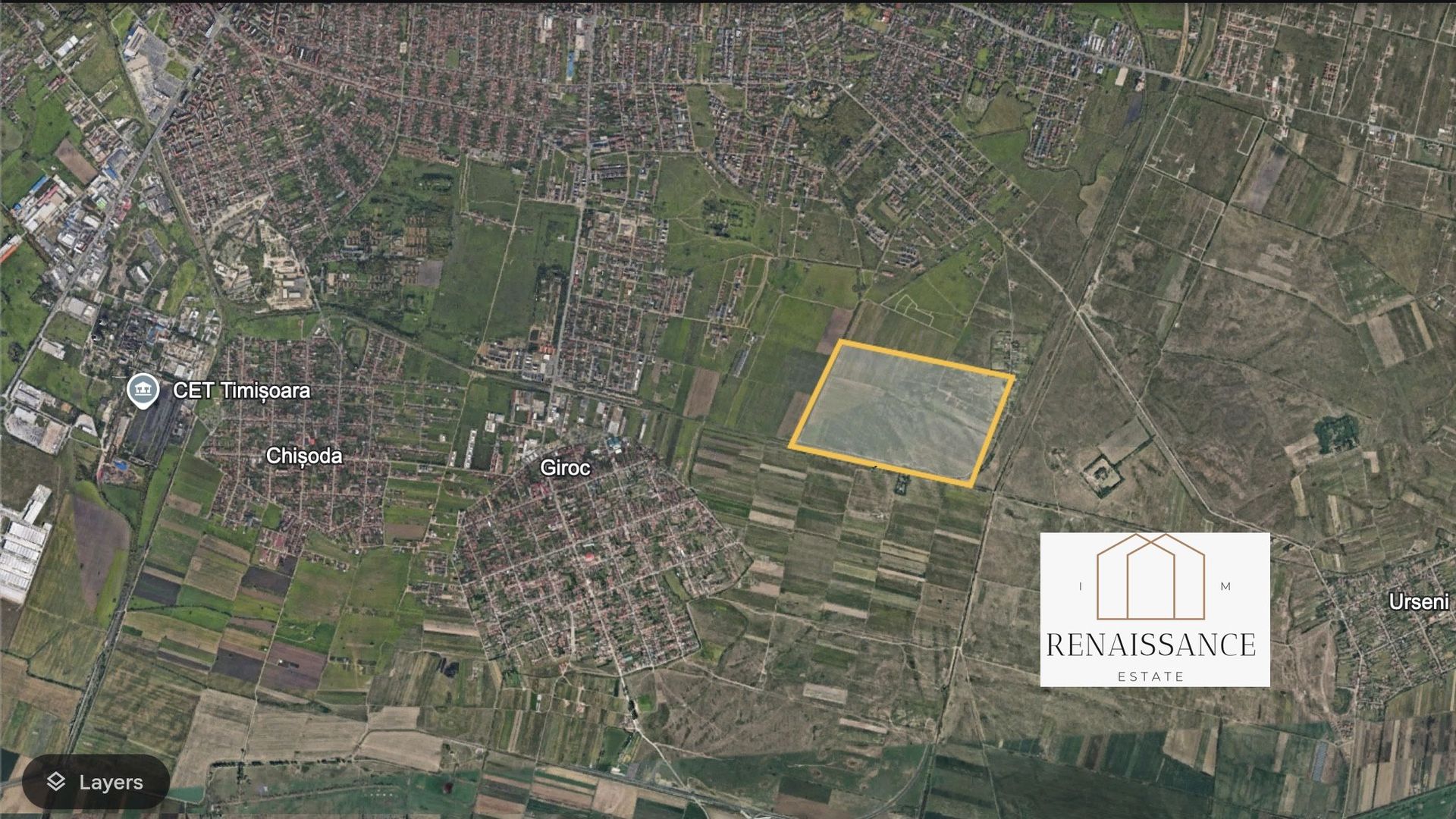 Giroc Teren 31 Hectare cu PUZ | Destinatie Mixta - Blocuri max P+5+R - Poză 4