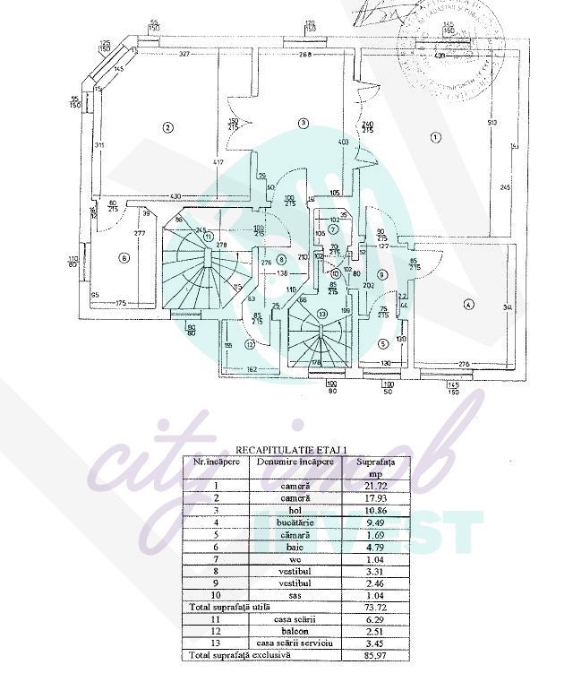 Apartament tip duplex in vila cu gradina - Poză 12