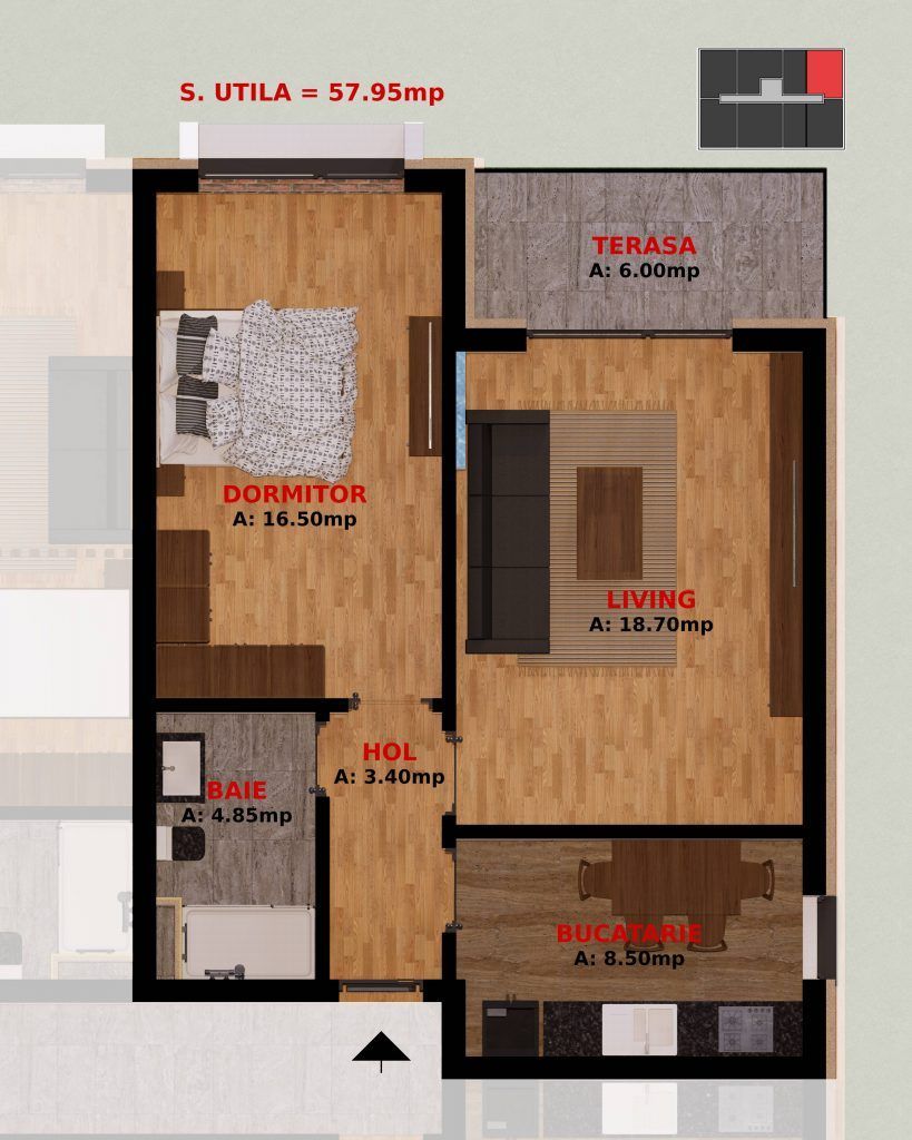 Apartament 2 camere I Pantelimon Dobroesti I Vanzare - Poză 3