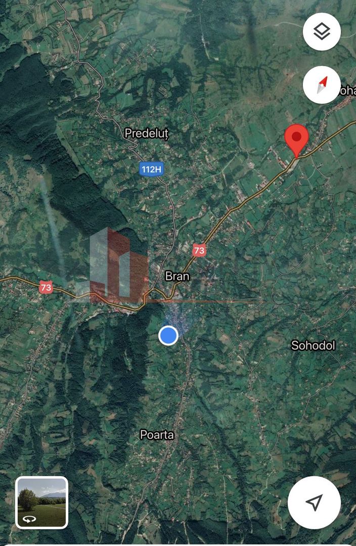 Teren la intrarea in Bran la strada principala - Poză 2