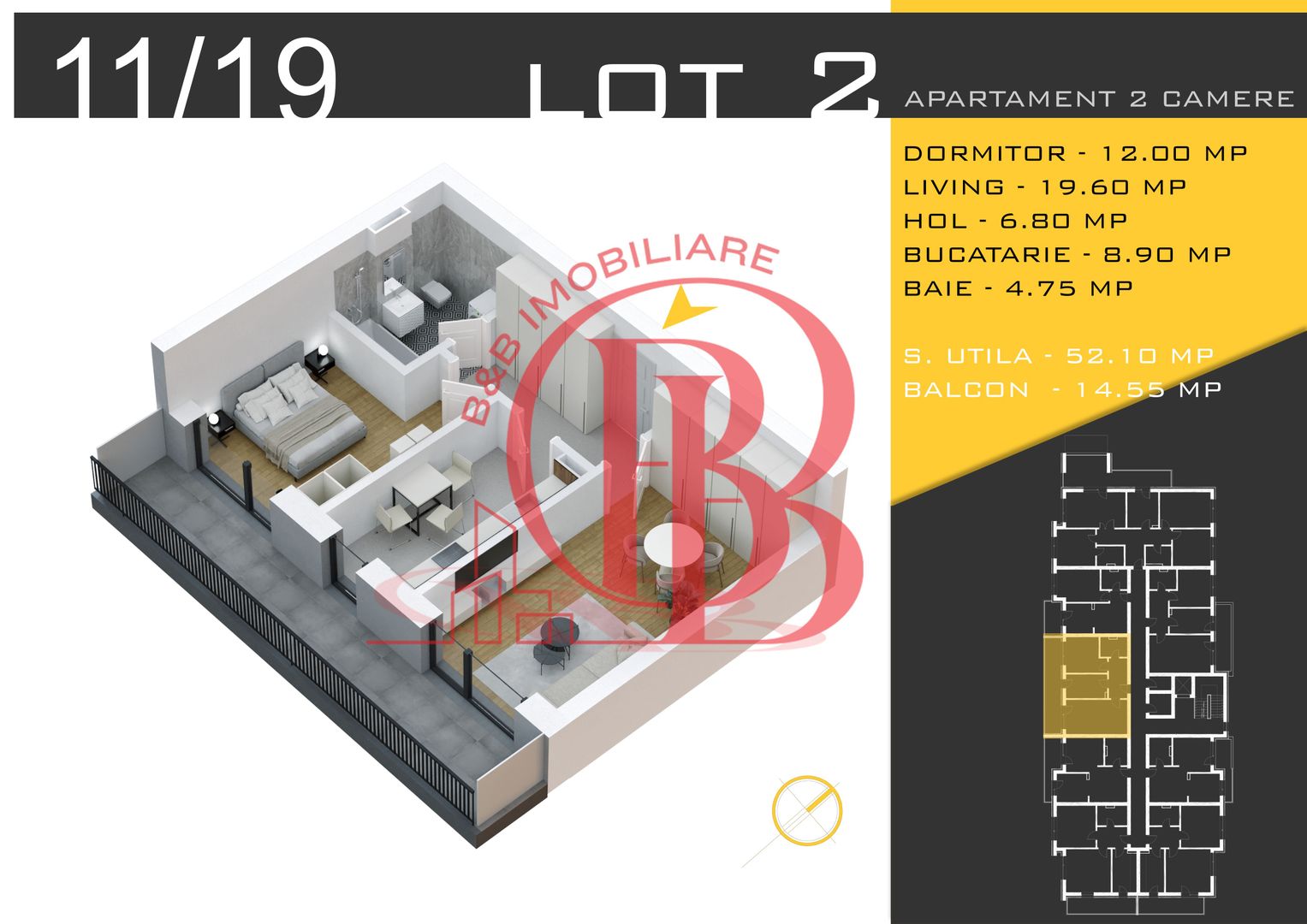 2 camere  Titan Pallady  Metrou Nicolae Teclu - Schiță 10