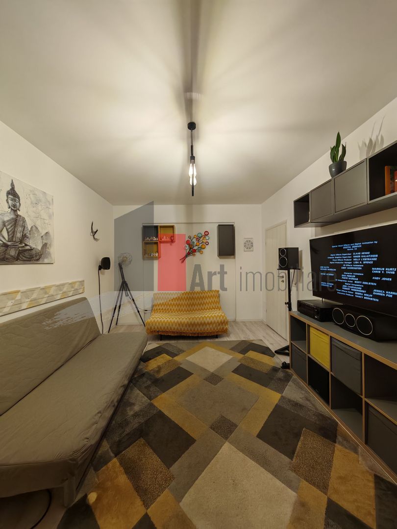 Apartament cu 2 camere de vanzare -Pacii-cu centrala-mobilat si utilat - Poză 3