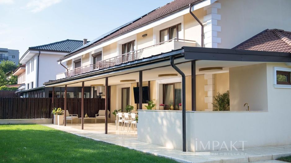Casa de lux cu piscina, 5 camere, Borhanci – inchiriere - Poză 2
