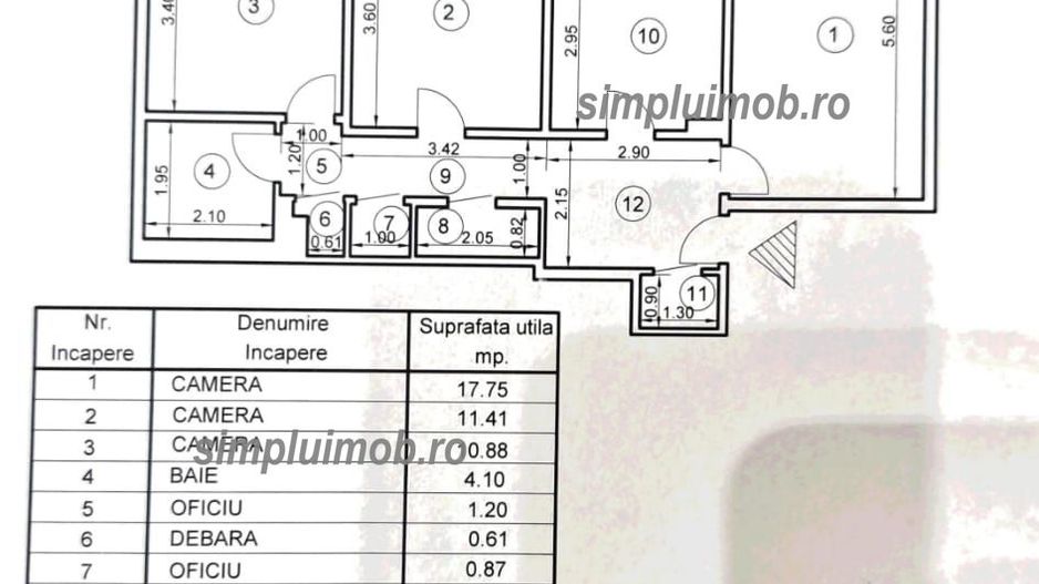 Decomandat Spatios Bagdasar Arseni Sos Berceni Sector 4 - Schiță 5