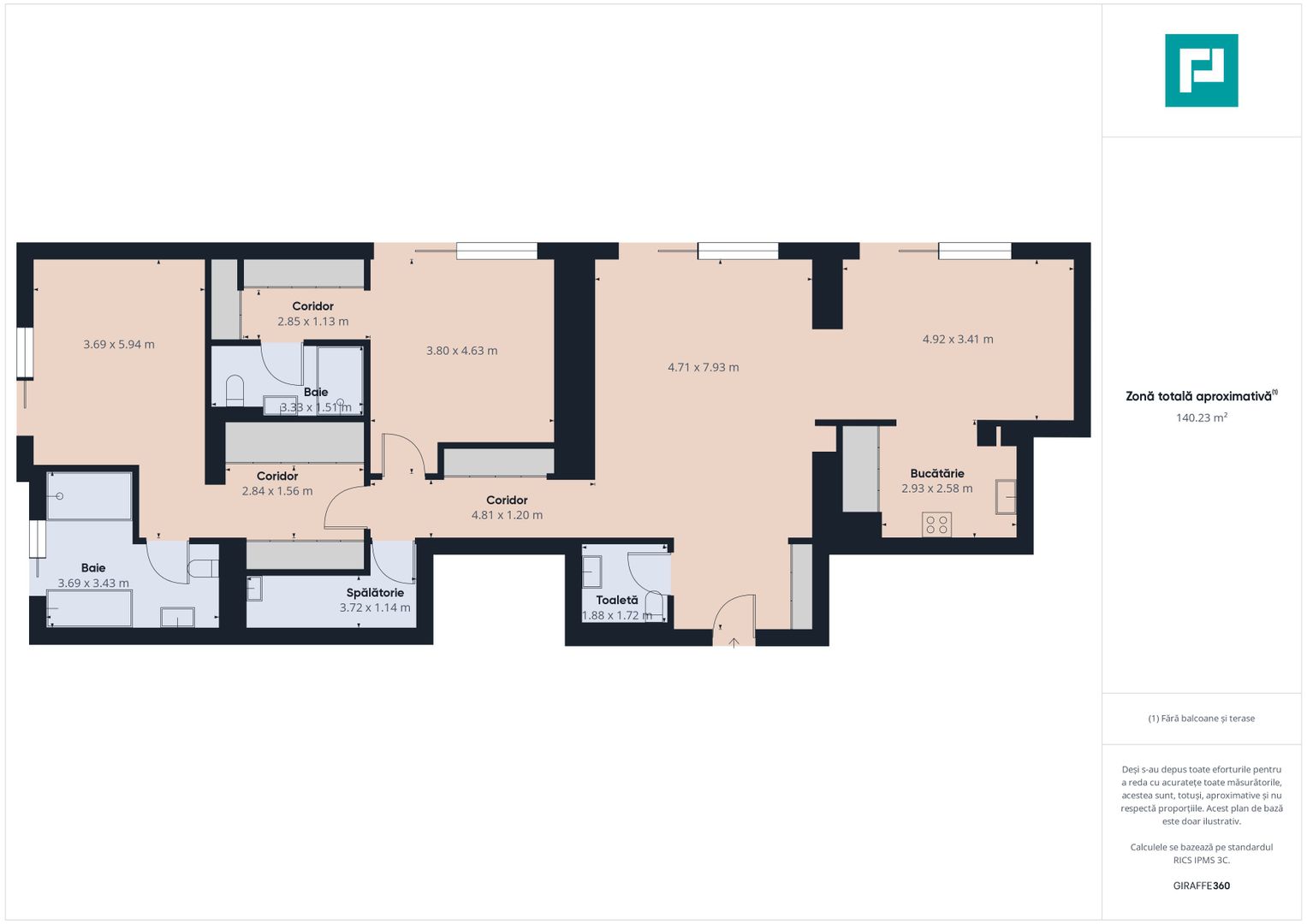 Apartament de Lux cu 3 Camere în Zona Dorobanți - Poză 8