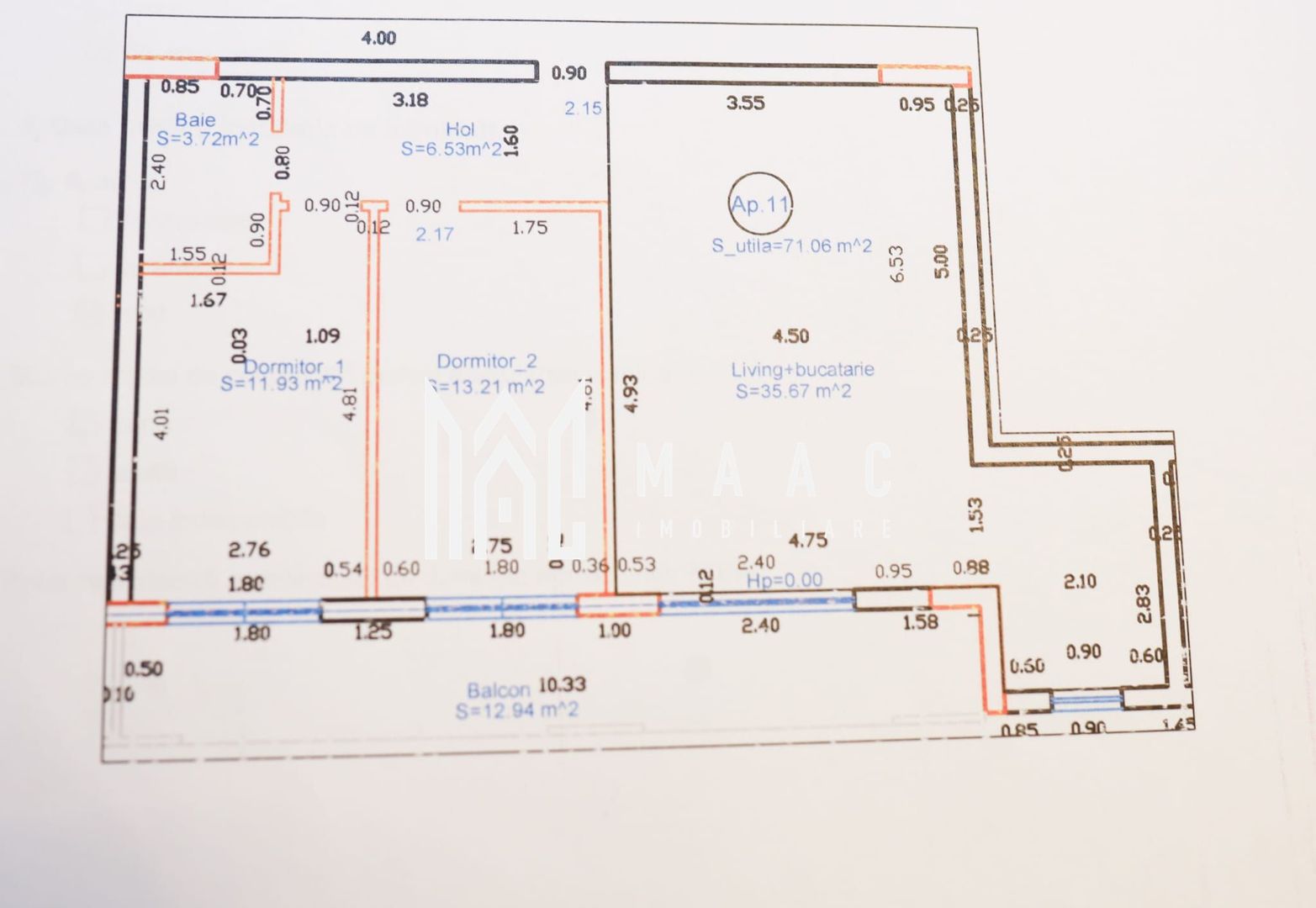 Apartament 3 Camere | Etaj 1 | 71MPU | City Residence - Poză 10