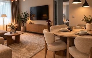 Apartament 2 camere de închiriat | Sibiu, Vasile Aaron | 50 mp - Poză 1