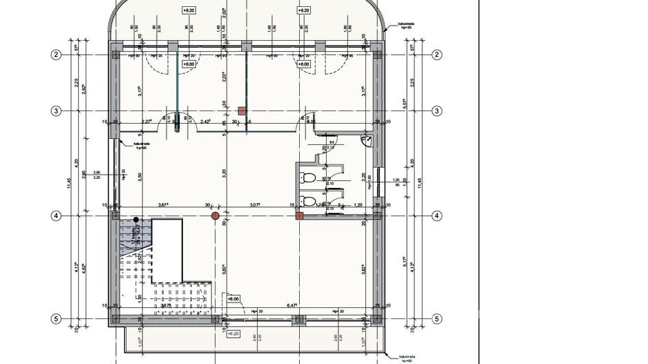 Spatiu de birouri dispus pe 2 niveluri , 225 m2 , Borhanci - Schiță 19
