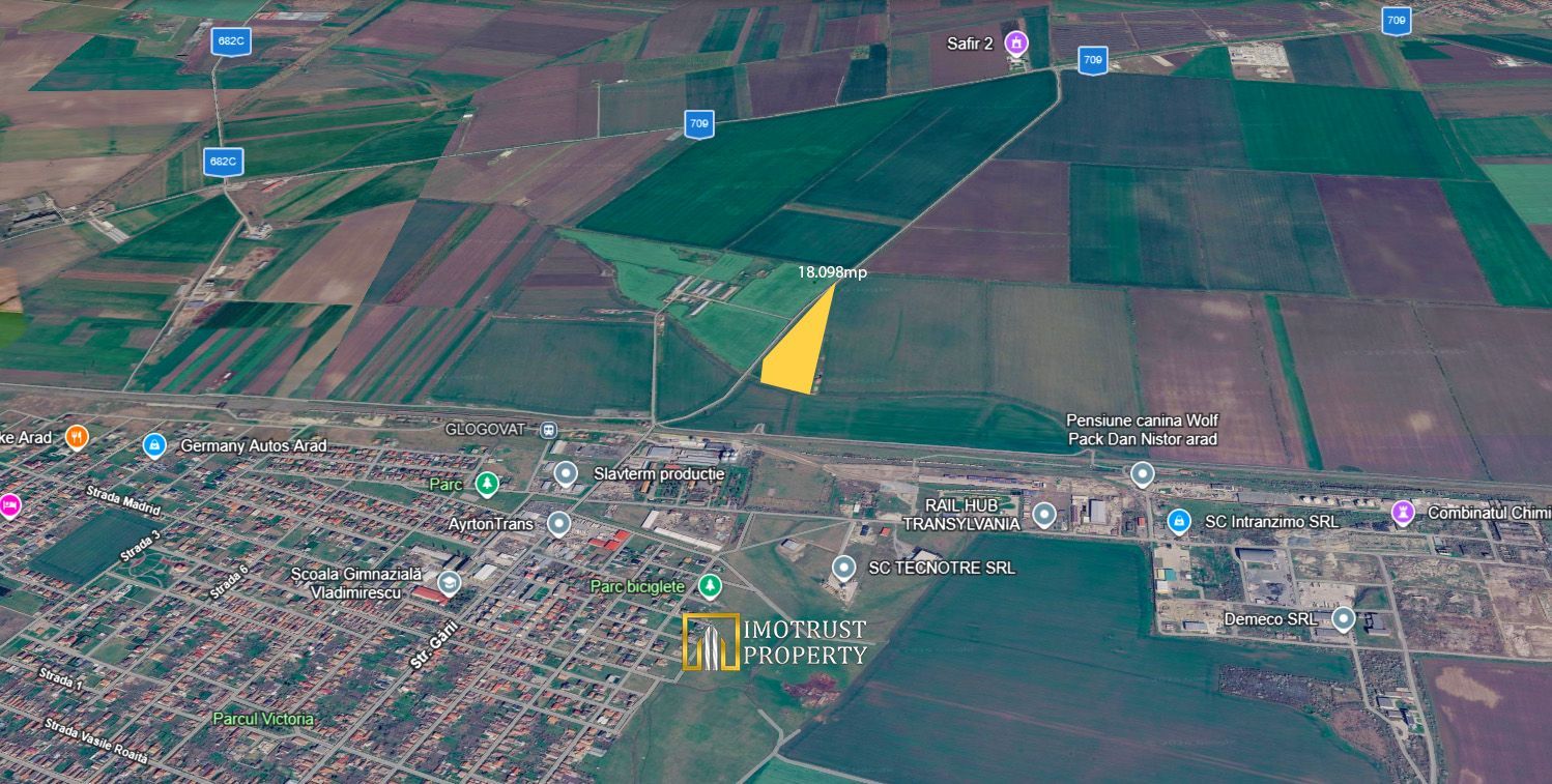 Teren agricol de vanzare Vladimirescu, Arad - Poză 1